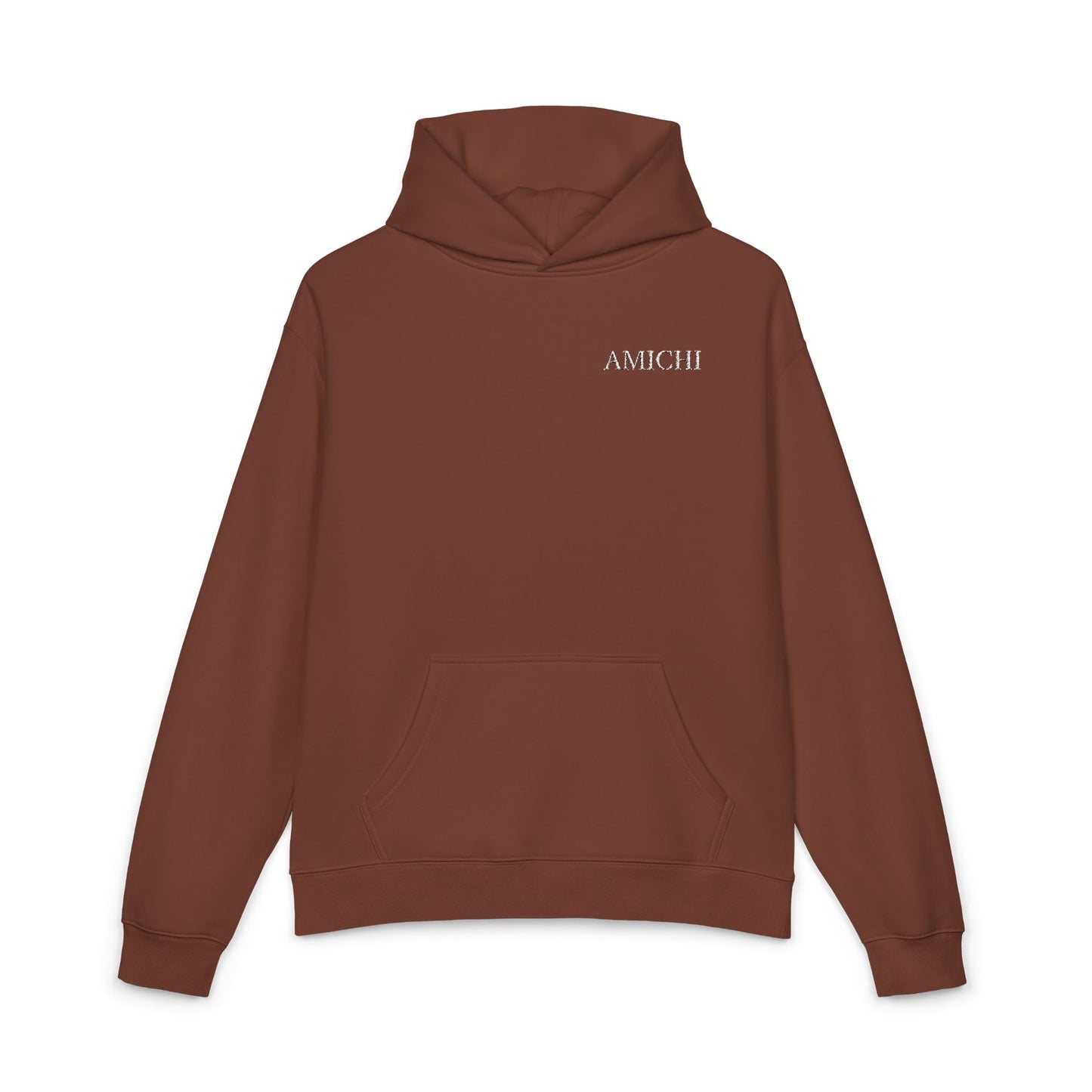 Amichi Women's Relaxed Brown Casual Hoodie