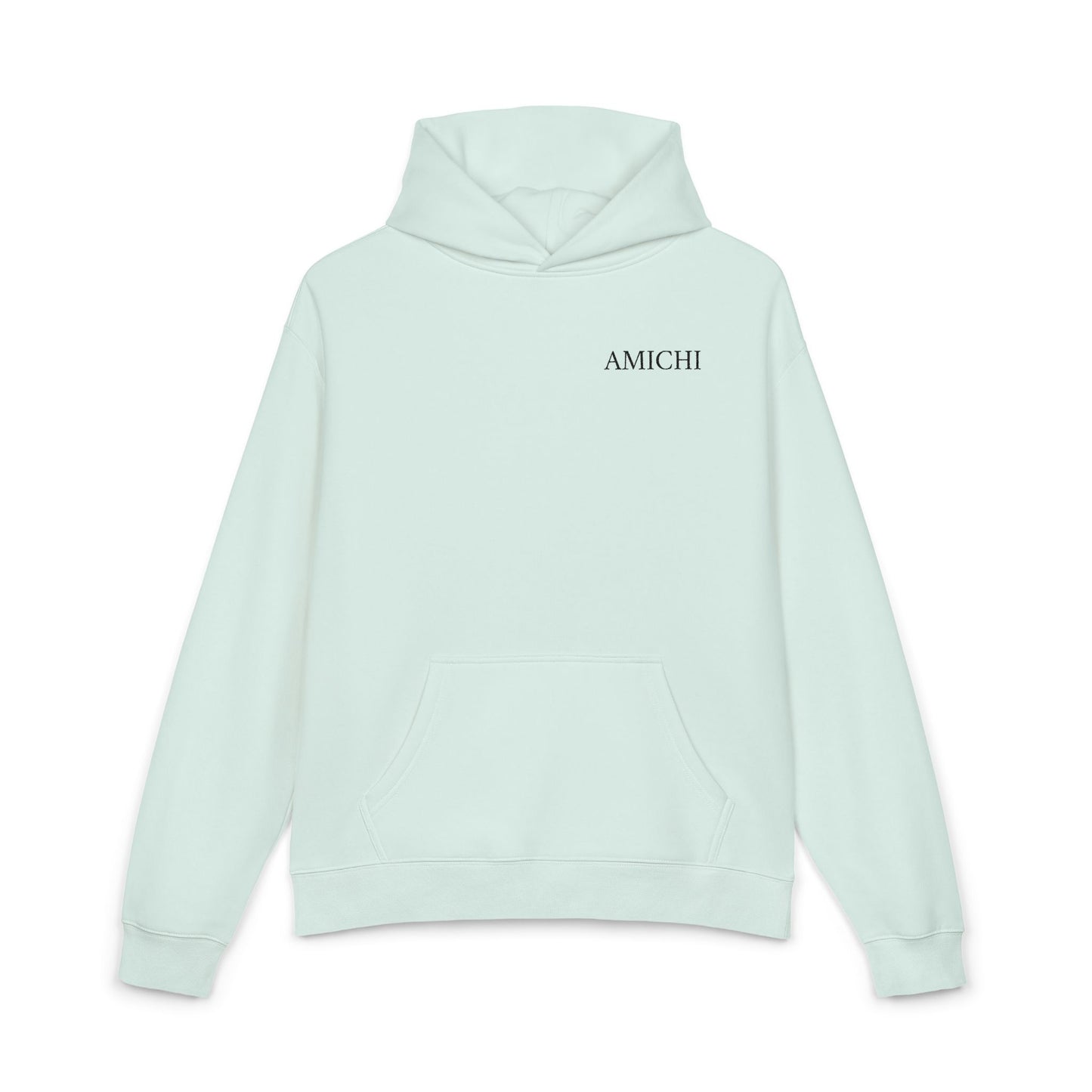 Amichi Women's Relaxed Light Blue Casual Hoodie