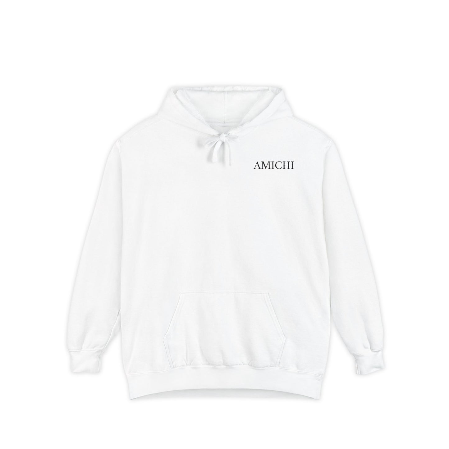 AMICHI Women's Relaxed White Casual Hoodie