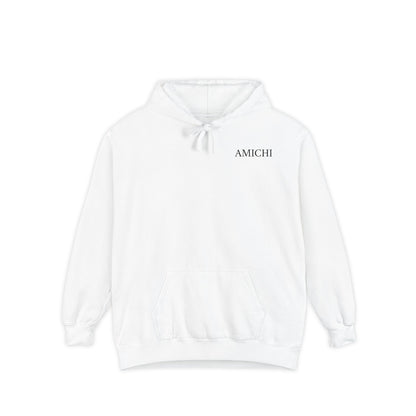 AMICHI Women's Relaxed White Casual Hoodie