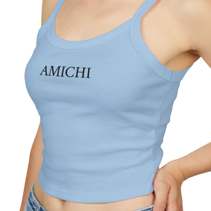 AMICHI Baby Blue Spaghetti Strap Tank Top