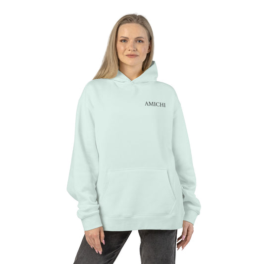 Amichi Women's Relaxed Light Blue Casual Hoodie
