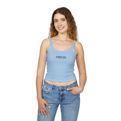 AMICHI Baby Blue Spaghetti Strap Tank Top