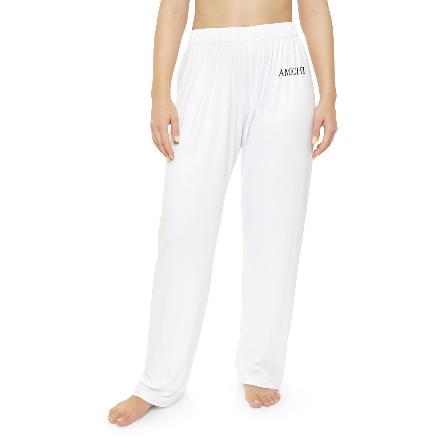 Women's Soft White Lounge Sweatpants