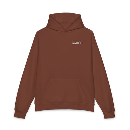 Amichi Women's Relaxed Brown Casual Hoodie