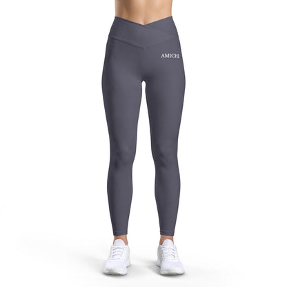 AMICHI Women’s High-Waisted Luxe Acitve Leggings