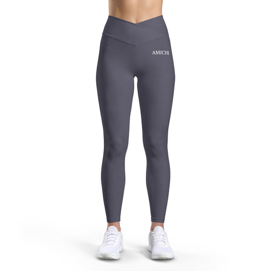 AMICHI Women’s High-Waisted Luxe Acitve Leggings