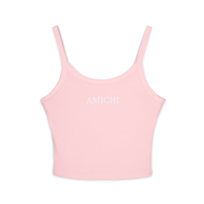 AMICHI Pink Spaghetti Strap Tank Top
