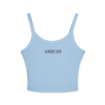 AMICHI Baby Blue Spaghetti Strap Tank Top