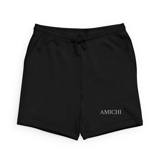 AMICHI Relaxed Black Casual Shorts